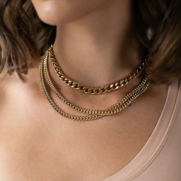 Anthropologie Jewelry - ELECTRIC PICKS | 14 kt Gold Leo Chain Necklace